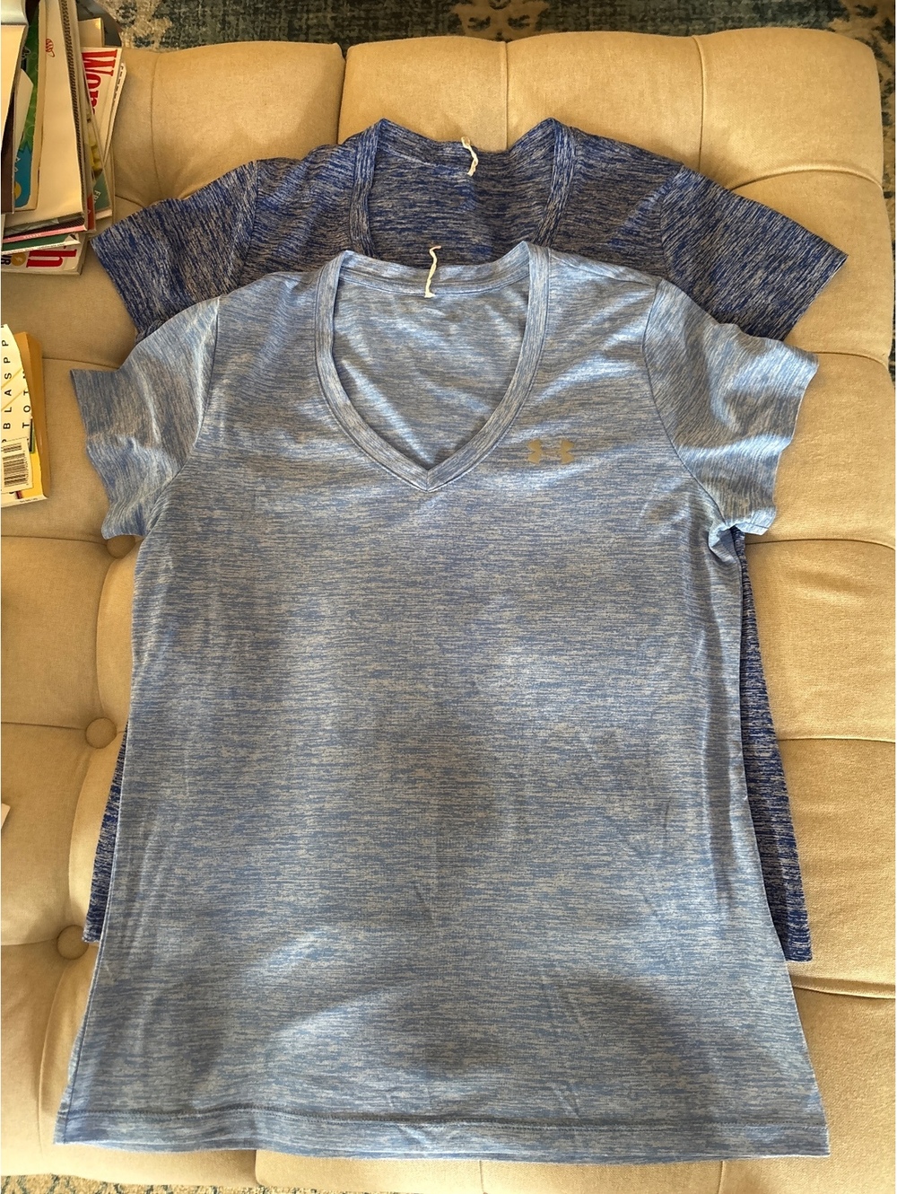 Under Armour short sleeve women’s athletic v neck shirt